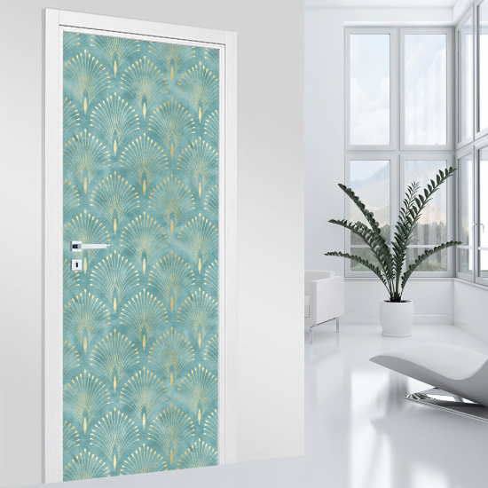 Door Sticker - Decal - Oriental Pattern