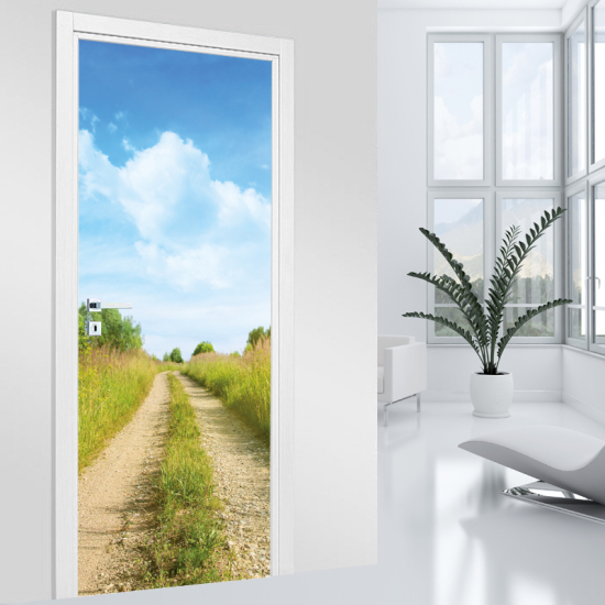 Door Sticker - Decal - Path