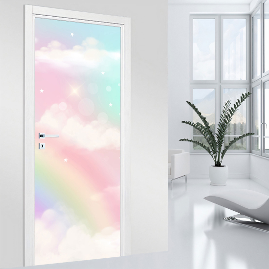 Door Sticker - Decal - Rainbow