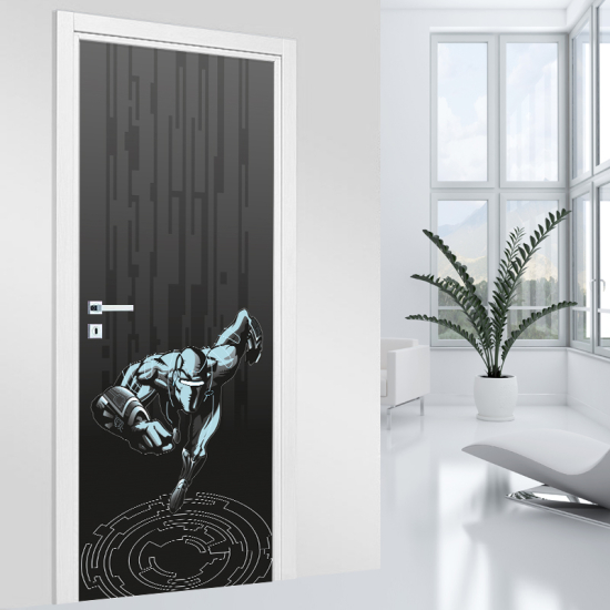 Door Sticker - Decal - Robot