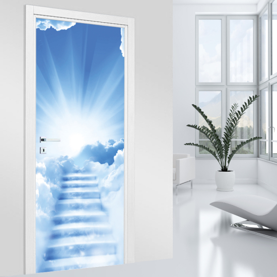 Door Sticker - Decal - Stairway to Heaven