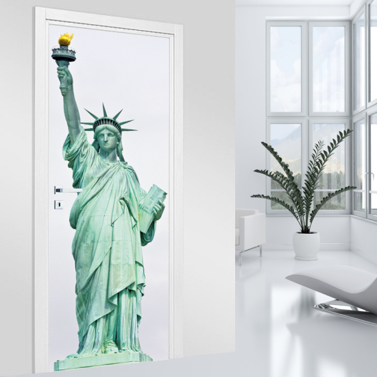 Door Sticker - Decal - Statue of Liberty