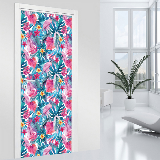 Door Sticker - Decal - Tropical