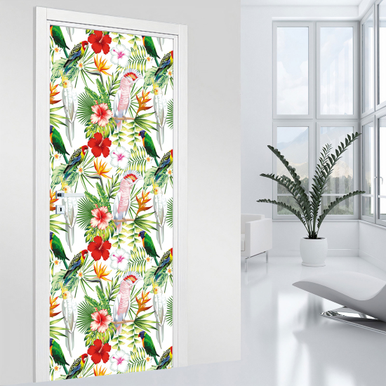 Door Sticker - Decal - Tropical