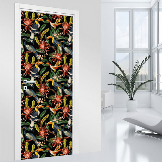 Door Sticker - Decal - Tropical