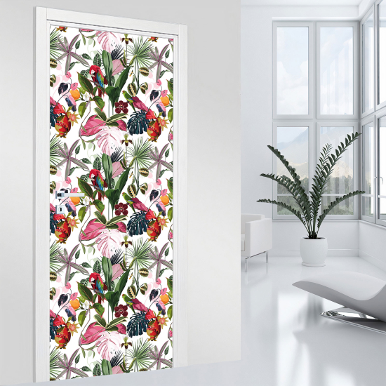 Door Sticker - Decal - Tropical