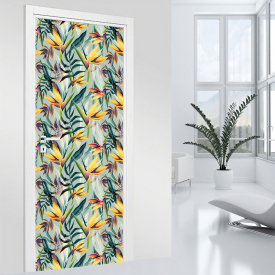 Door Sticker - Decal - Tropical