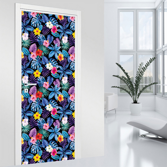 Door Sticker - Decal - Tropical