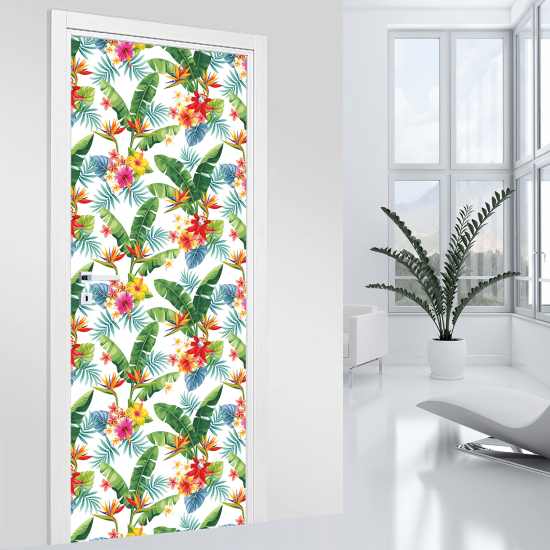 Door Sticker - Decal - Tropical