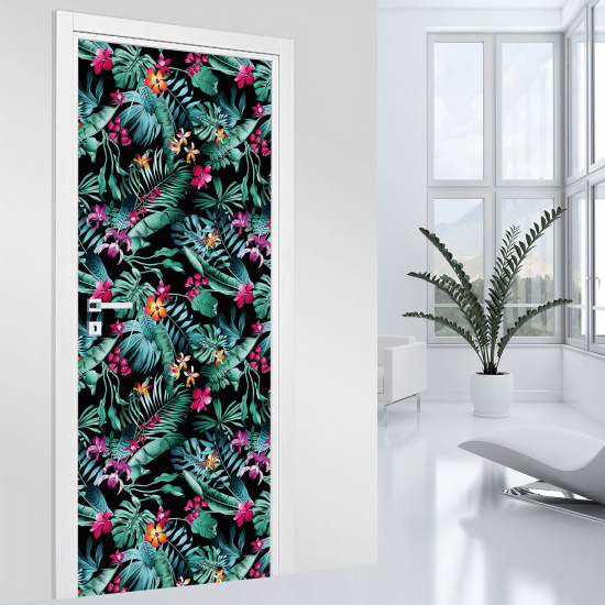 Door Sticker - Decal - Tropical