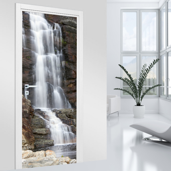 Door Sticker - Decal - Waterfall