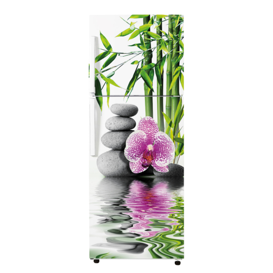 Fridge Sticker - Flower Pebbles