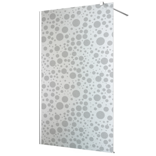 Frosted glass stickers for shower screens and windows - Circles