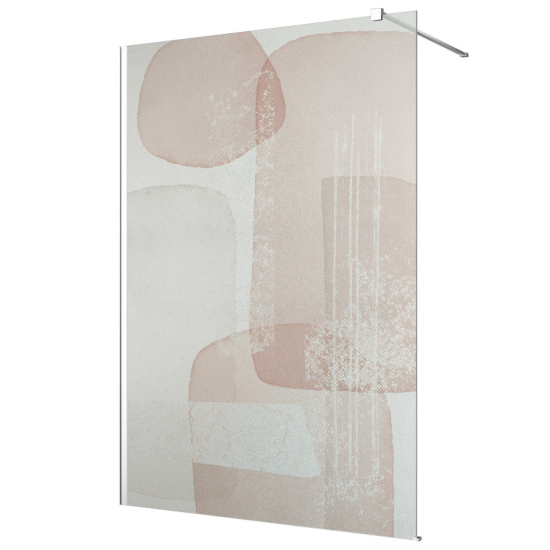 Frosted glass stickers for shower screens and windows - Design