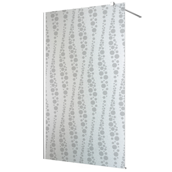 Frosted glass stickers for shower screens and windows - Design