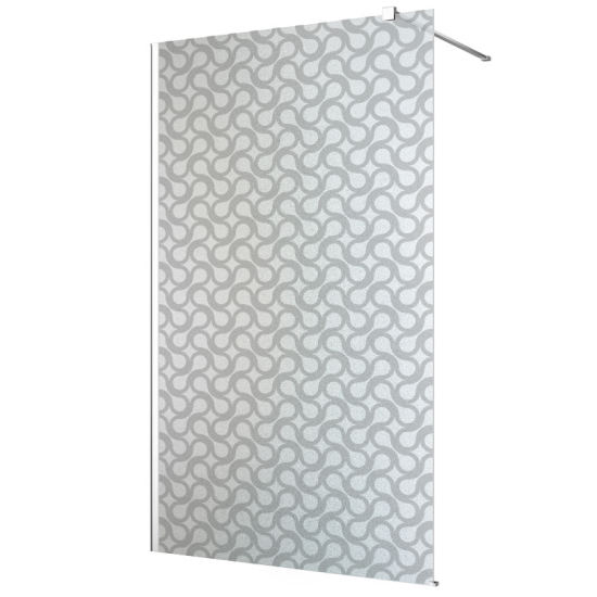 Frosted glass stickers for shower screens and windows - Design