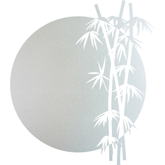 Frosted Window Glass Sticker - Bamboo