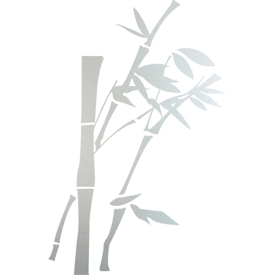 Frosted Window Glass Sticker - Bamboo