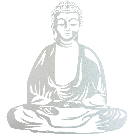 Frosted Window Glass Sticker - Buddha