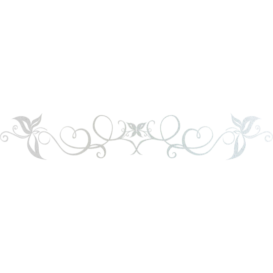 Frosted Window Glass Sticker - Butterfly Headboard