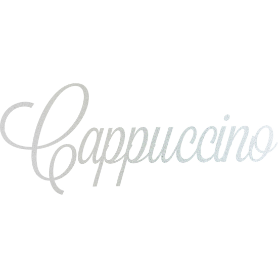 Frosted Window Glass Sticker - Cappuccino