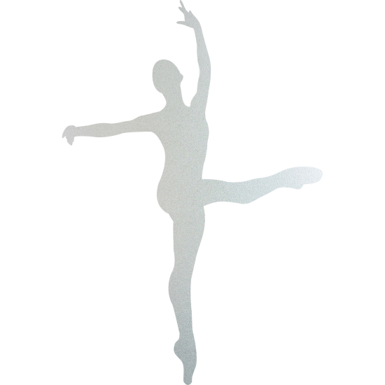 Frosted Window Glass Sticker - Dancer