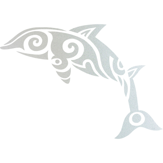 Frosted Window Glass Sticker - Dolphin