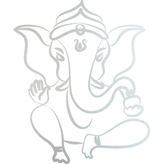 Frosted Window Glass Sticker - Elephant