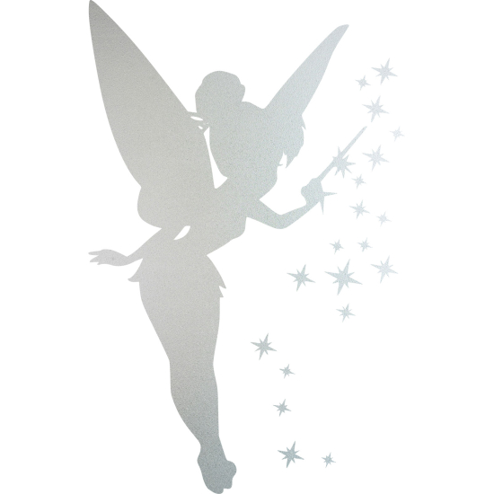 Frosted Window Glass Sticker - Fairy