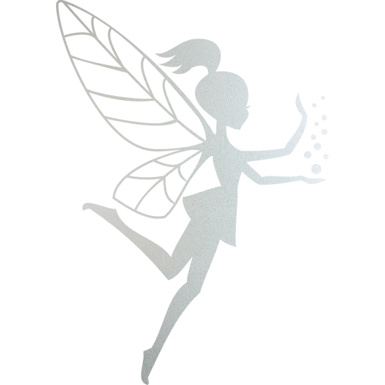 Frosted Window Glass Sticker - Fairy