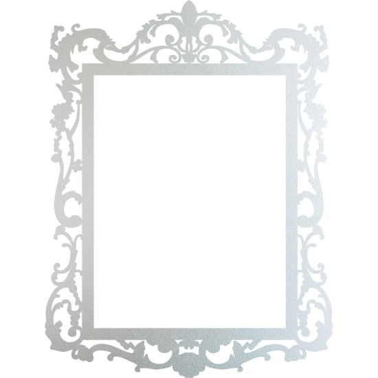 Frosted Window Glass Sticker - Frame