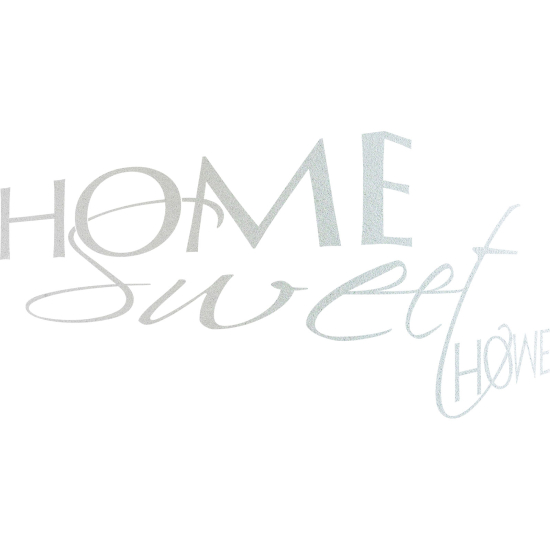 Frosted Window Glass Sticker - Home Sweet Home