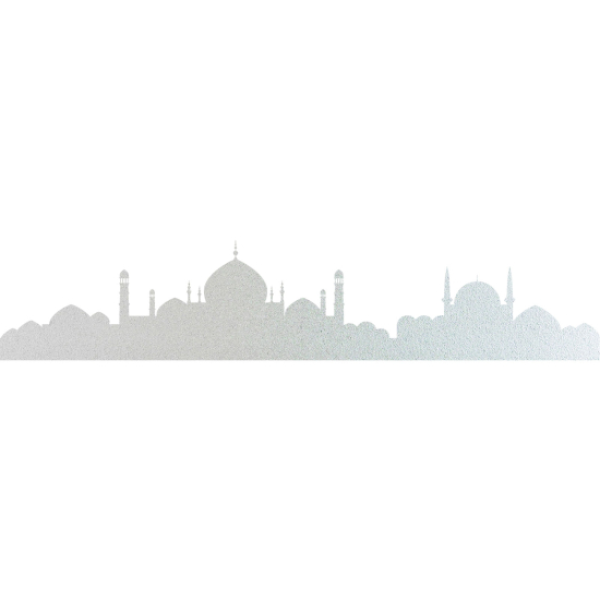 Frosted Window Glass Sticker - Landscape Mosques