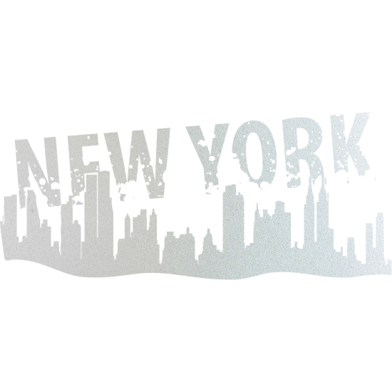 Frosted Window Glass Sticker - New York