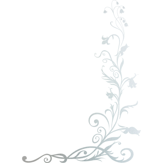 Frosted Window Glass Sticker - Ornament