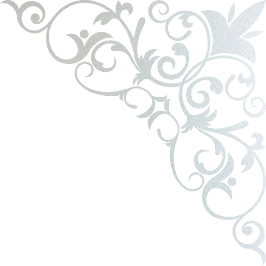 Frosted Window Glass Sticker - Ornament