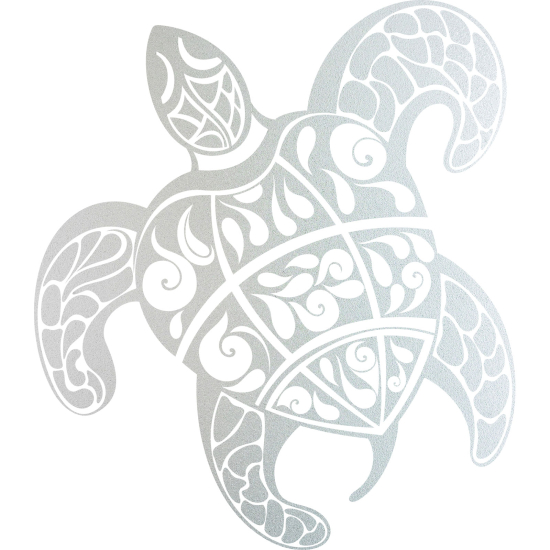 Frosted Window Glass Sticker - Sea turtle