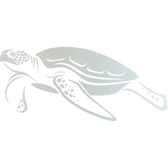 Frosted Window Glass Sticker - Sea turtle