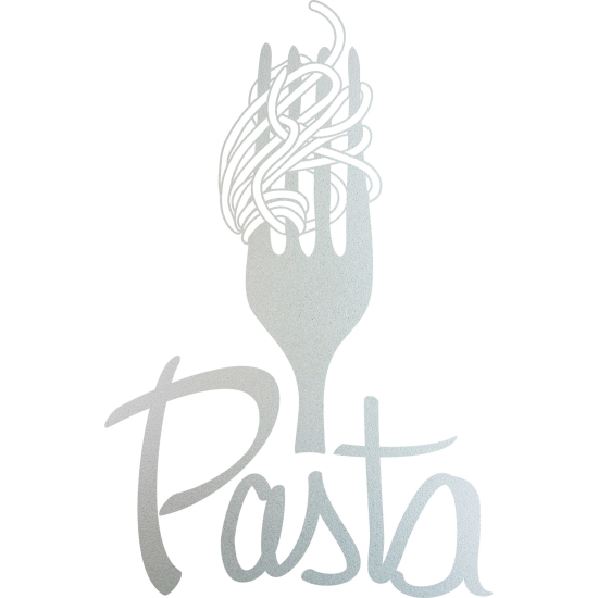 Frosted Window Glass Sticker - Set Ofchen Pasta