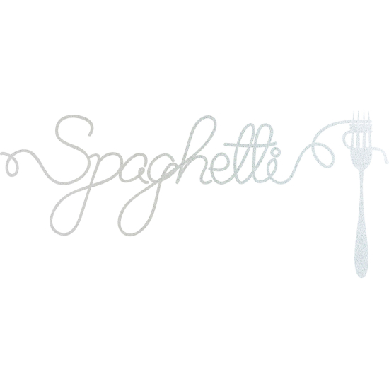 Frosted Window Glass Sticker - Set Ofchen Pasta