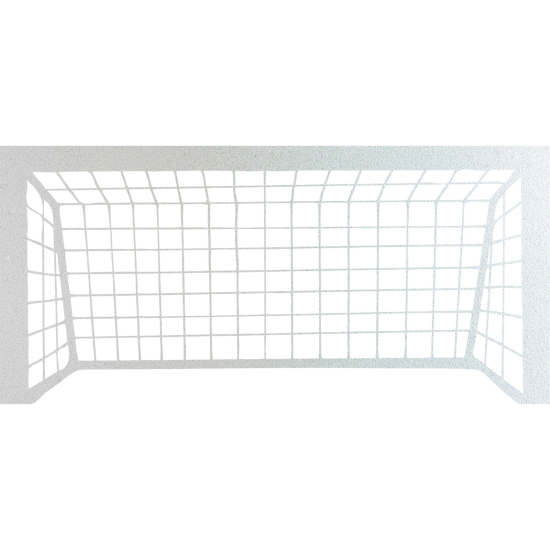 Frosted Window Glass Sticker - Soccer goal