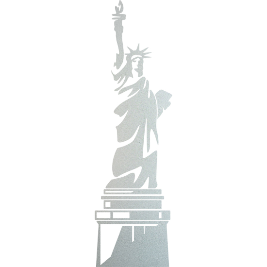 Frosted Window Glass Sticker - Statue of Liberty