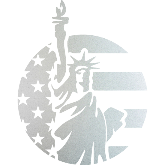 Frosted Window Glass Sticker - Statue of Liberty