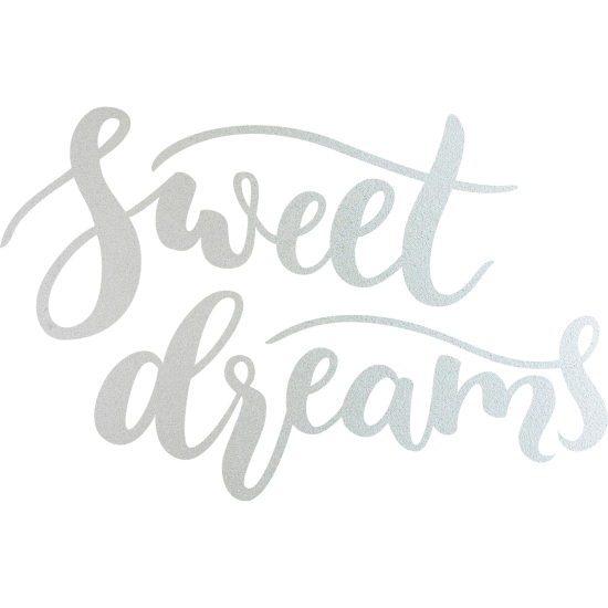 Frosted Window Glass Sticker - Sweet Dreams