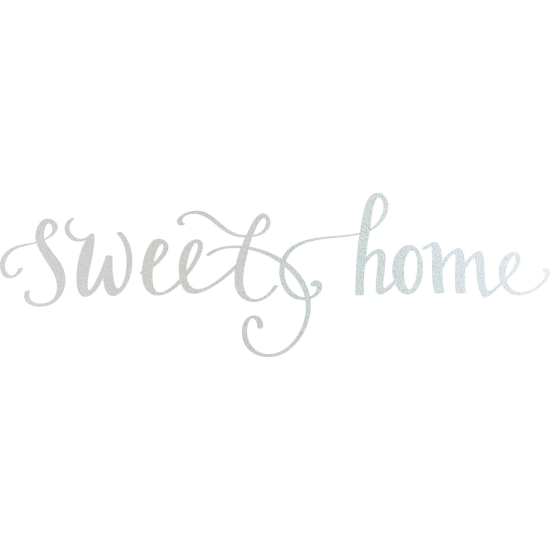 Frosted Window Glass Sticker - Sweet Home