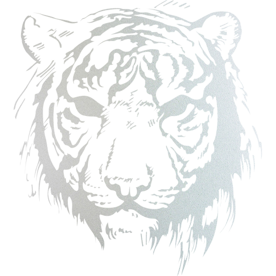 Frosted Window Glass Sticker - Tiger