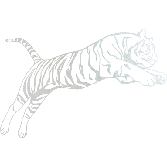 Frosted Window Glass Sticker - Tiger