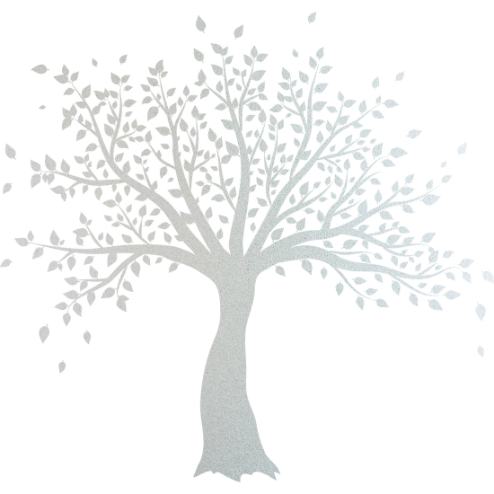 Frosted Window Glass Sticker - Tree