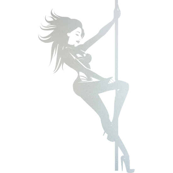 Frosted Window Glass Sticker - Woman