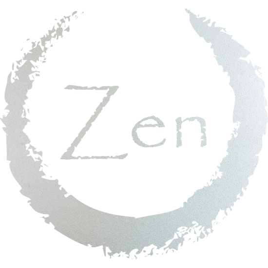 Frosted Window Glass Sticker - Zen